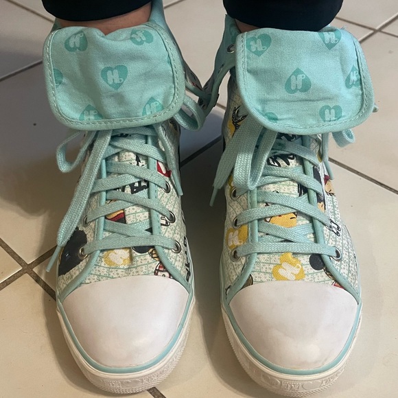Harajuku Lovers High-Top Sneakers - Size 8 - Picture 2 of 7